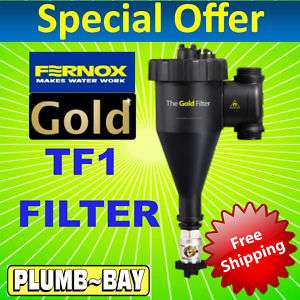 Fernox TF1 Total Magnetic Heating Gold Sludge Filter  