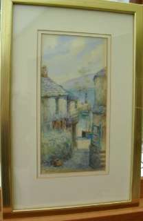   signed watercolour W Sands (T H Victor) St Ives Cornwall  