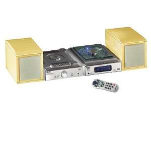 GPX S7095SIL HOME MUSIC SYSTEM WITH CD, AM/FM & REMOTE (SILVER) (GPX 