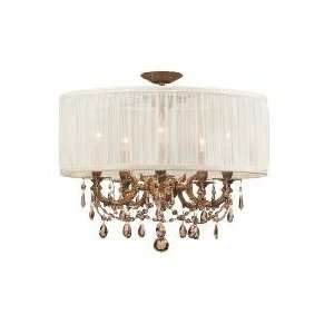   Brass Gramercy Traditional / Classic Five Light Chande