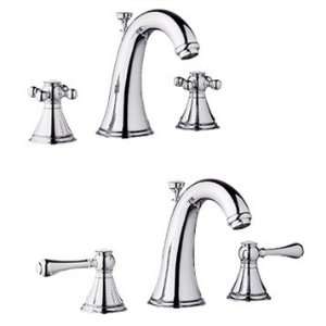  Grohe Geneva Low Spout Lavatory Wideset, WaterCare 