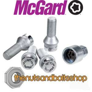 MCGARD LOCKING WHEEL BOLTS FOR VAUXHALL ASTRA COUPE  