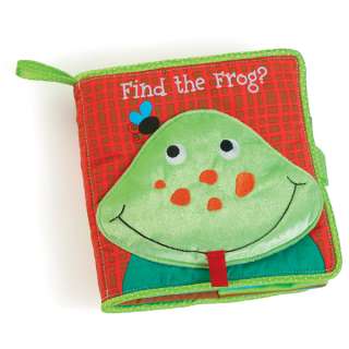 MANHATTAN TOY FIND THE FROG BOOK SOFT BABY BOOK ~ NEW  