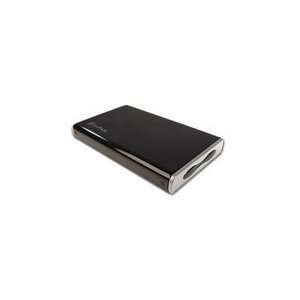  80GB USB 2.0 2.5 Portable Black Metal Enclosure with USB 