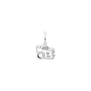   Charm in Sterling Silver 1/10 CT. T.W. ss init/nmbrs charm Jewelry