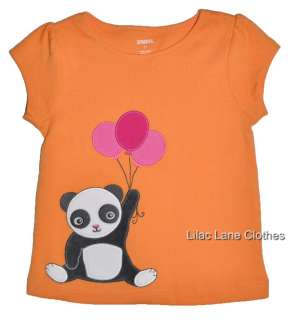 Gymboree Panda Academy Shirt Jeans Dress Orange Pink U PIK NWT 3 24 m 