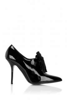 Moschino Cheap & Chic  Black Bow Front Patent Pointed Court by 