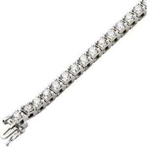   Tw 7 1/4 Inch Diamond Line Bracelet Diamond Tennis Bracelet Jewelry