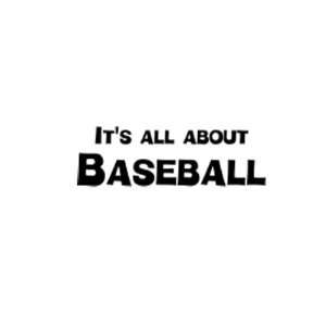  Its all about Baseball Profession Career Car Truck Vehicle Bumper 
