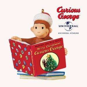   Christmas, Curious George 2010 Hallmark Keepsake Ornament Everything