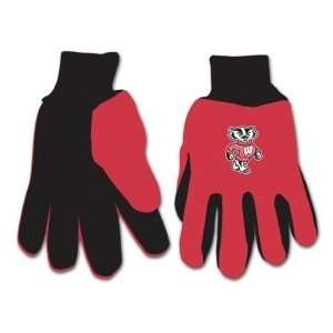  Wisconsin Badgers NCAA Two Tone Gloves