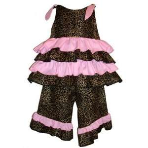   & Baby Pink Ruffled Capri/Dress Set Baby/Toddler to size 5 Baby
