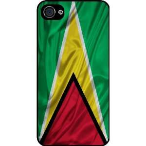  Rikki KnightTM Guyana Flag Black Hard Case Cover for Apple 
