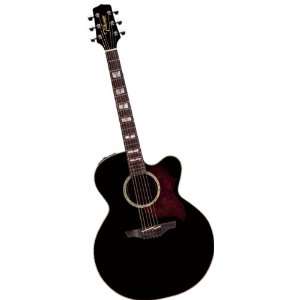  Takamine EG523SCB   6 String Acoustic Elec Guitar   Black 