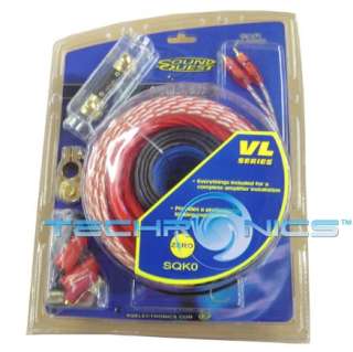   VL SERIES 0 GAUGE AWG AMPLIFIER INSTALLATION WIRING CABLE KIT  