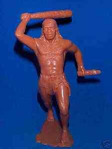 MARX 1964 6 INCH PREHISTORIC CAVEMAN W CLUB & KNIFE B  