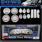 82 88 S10 BLAZER GLOW THROUGH WHITE FACE GAUGES KIT