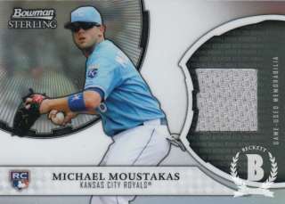 2011 Bowman Sterling Rookie Relics #MM Royals Mike Moustakas  