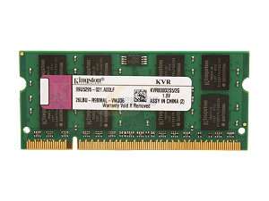    Kingston 2GB 200 Pin DDR2 SO DIMM DDR2 800 (PC2 6400 