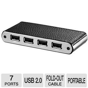  Ultra LeatherX USB 2.0 7 Port Hub