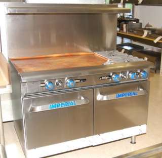 Imperial 48 2 Burner Gas Range/36 Griddle, NEW Out of Box, Model IR 