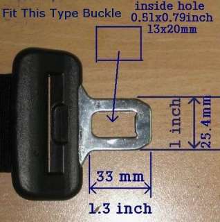   seat belt extension extender for 1 inch buckle beige color brand new