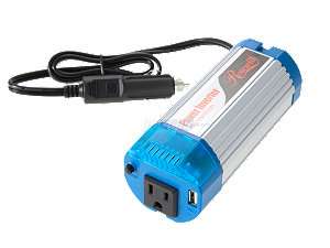   RCP E150C 150W Can Sized Silence Car Inverter with 1Amp USB Port