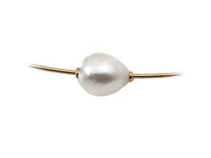   Yellow Gold South Sea Cultured Pearl Slide 14.00 Mm Fine Baroque   OEM