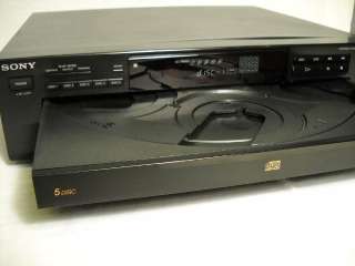 SONY 5 Disc CD Player Model # CPD C435  
