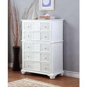 Pelican Reef Furniture Nautical Breeze 5 Drawer Chest (White) 403 5908 