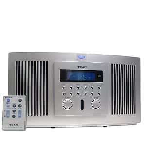  Teac CD X6 Wall Mountable CD/Radio/Stereo System (Silver 