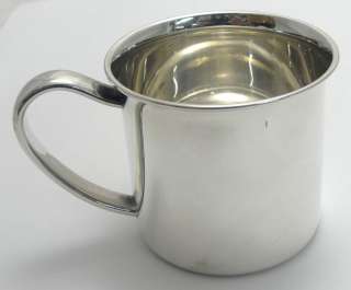 925 Sterling Silver Baby Child Cup Lunt 113 Estate  