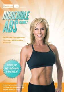 EXERCISE TV INCREDIBLE ABS VOLUME 2 DVD CINDY WHITMARSH   INCLUDES VOL 
