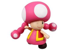 Nintendo Super Mario Bros Toadette Action Figure Girl  