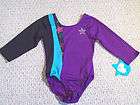 nwt jacques moret active wear gymnastic leotard girls small 6