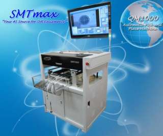 QM1000 SMT Auto. Pick and Place Machine w/ Full Vision  