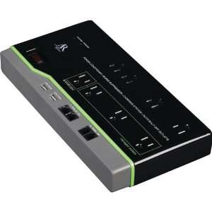  Acoustic Research AR08 EcoFicient Surge Protector for Home 
