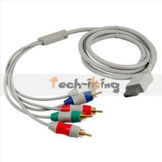 Component HDTV AV Audio Video 5RCA Adapter Cable for Nintendo Wii 