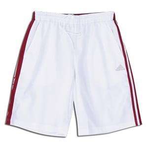  adidas adiPURE Roma Soccer Shorts (Wh/Ma) Sports 