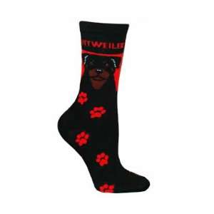  Rottweiler Novelty Dog Breed Adult Socks 