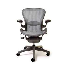 Herman Miller(R) Aeron(R) Chair Highly Adjustable Model with Graphite 