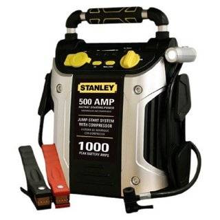 Stanley J5C09 500 Amp Jump Starter with Built In Air Compressor