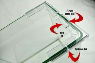   brackets will fit on all glass aquariums with a edge of .6cm or 6mm