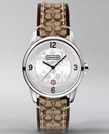 COACH SMALL CLASSIC SIGNATURE STRAP WATCH   A  Exclusive