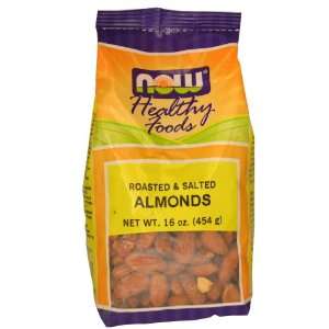 Almonds, Roasted & Salted, 16 oz (454 g) Grocery & Gourmet Food