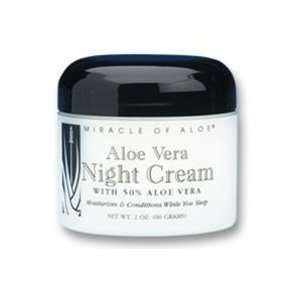  Aloe Vera Night Cream 50% Aloe 2 oz jar Beauty