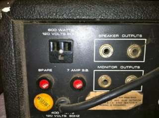 VINTAGE ACOUSTIC 370 AMPLIFIER AMP HEAD MID 1970s BASS ELECTRIC GUITAR 