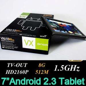   Android Tablet PC Mid 512MB 8GB2160P 3G Wifi Capacitive Netbook  