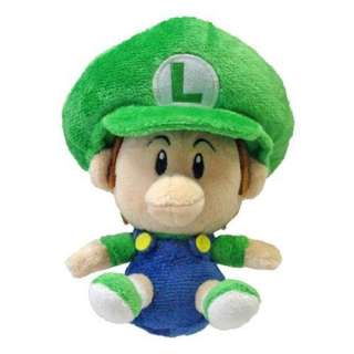NEW 5 Sanei Super Mario Plush Series Plush Doll Baby Luigi  