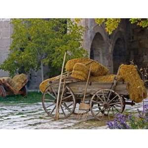  Hay Wagon with Ancient Tools, Caravanserai, Turkey 